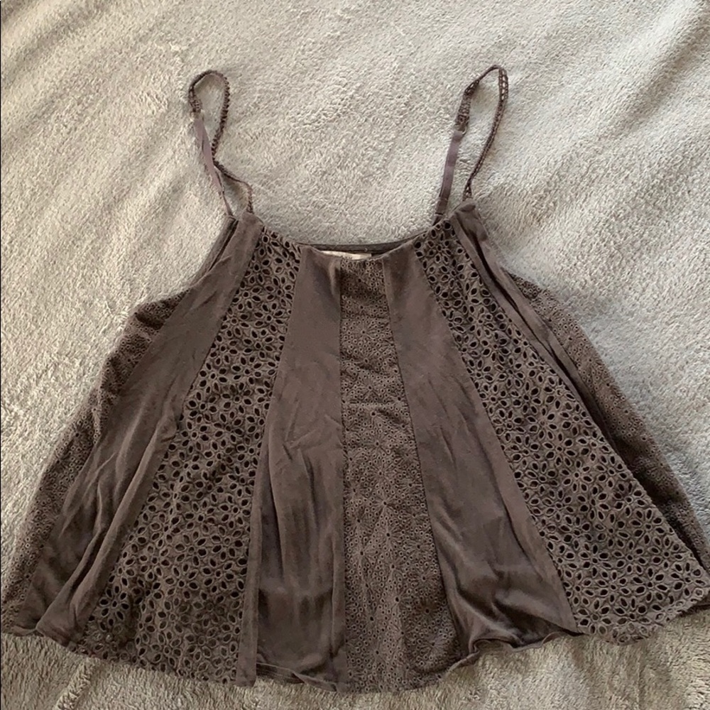american eagle soft and sexy cropped tank top